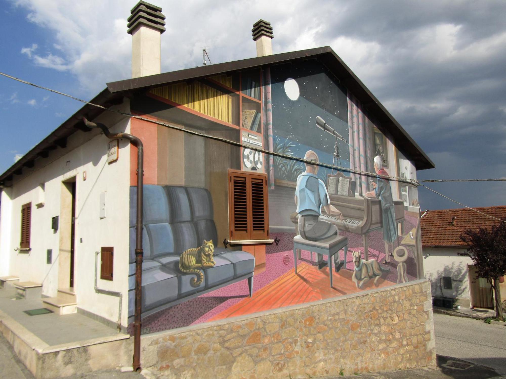 Eteld El Tiempo En La Distancia Villa Aielli Exteriör bild